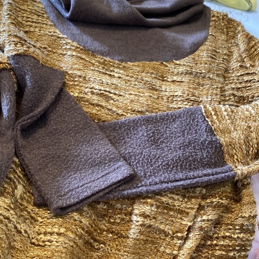 Anthropology a’reve cowl neck cozy wrap sweater size medium - Picture 10 of 13